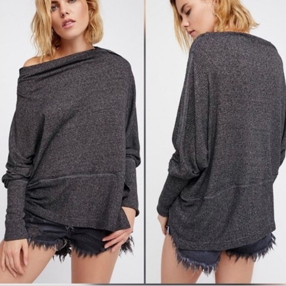 Free People Tops - Free People London Town Asymmetrical Thermal